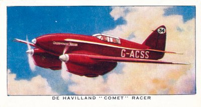 De Havilland Comet Racer, 1938 autorstwa Unbekannt