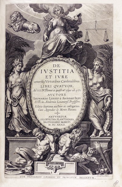 De iustitia et iure Leonarda Lessiusa, 1632. autorstwa Unbekannt