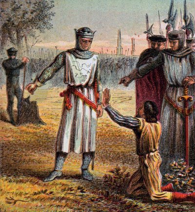 Śmierć Piersa Gavestona, 1312, c1850 autorstwa Unbekannt