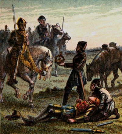 Śmierć Ryszarda Trzeciego, 1485, ok. 1850 autorstwa Unbekannt