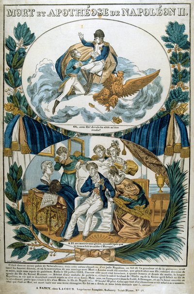 Śmierć i Apoteoza Napoleona II, XIX w. autorstwa Unbekannt