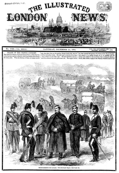 Śmierć Alberta 1819-1861, księcia małżonka królowej Wiktorii, 14 grudnia 1861 r autorstwa Unbekannt