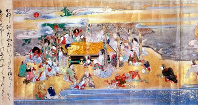 Śmierć Buddy, ok. 483 p.n.e., XVII w. autorstwa Unbekannt