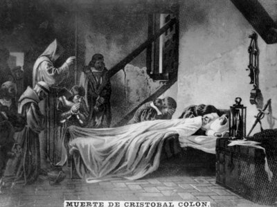 Śmierć Krzysztofa Kolumba, XVI wiek, lata 20. autorstwa Unbekannt