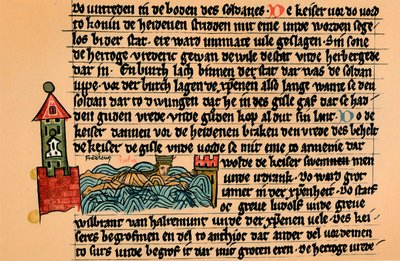Śmierć Fryderyka Barbarossy, ok. 1154, 1907. autorstwa Unbekannt