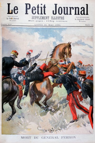 Śmierć generała Ferrona, 1894 autorstwa Unbekannt