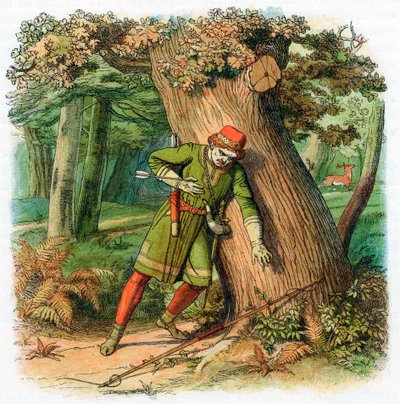 Śmierć króla Wilhelma II, 1100 1864 autorstwa Unbekannt