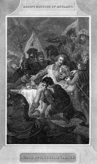 Śmierć Sir Philipa Sydneya, 1586 c1815 autorstwa Unbekannt