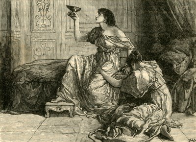 Śmierć Sophonisby, 1890. autorstwa Unbekannt