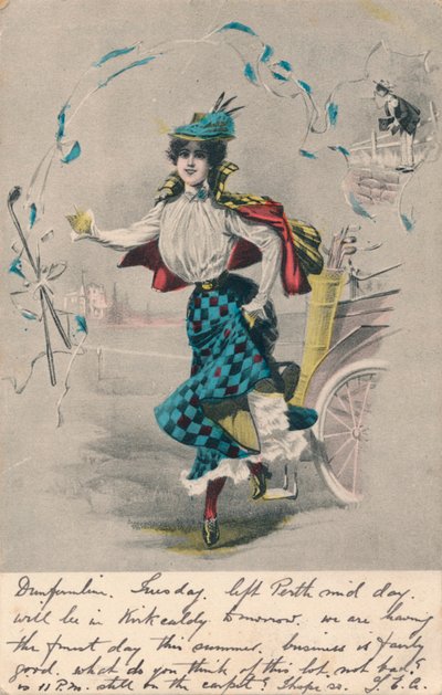 Ozdobna golfistka 1, c1904 autorstwa Unbekannt