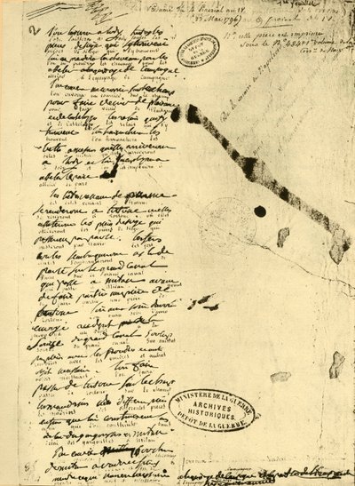 Dekret Napoleona Bonaparte, 23 maja 1796, 1921. autorstwa Unbekannt