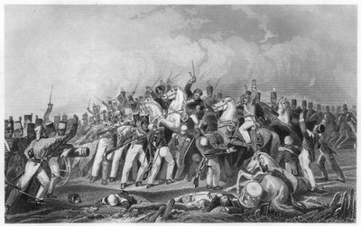 Klęska buntowników z Sealkote przez kolumnę generała Nicholsonsa, 1857, c1860 autorstwa Unbekannt