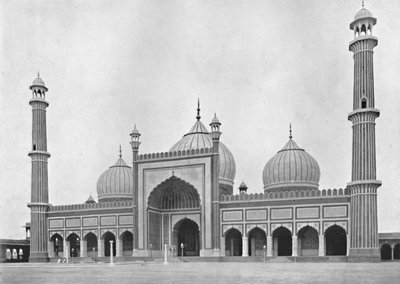 Delhi. Jumma Musjid, ok. 1910. autorstwa Unbekannt
