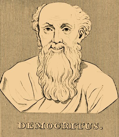 Demokryt, ok. 460-370 p.n.e., 1830 r autorstwa Unbekannt