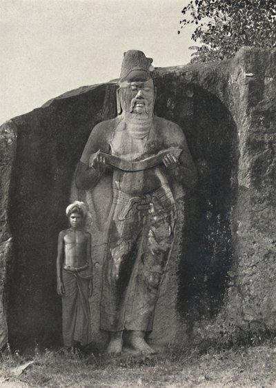 Zgodnie z tradycją, Statua Parakramy Bahus I Wielkiego 1164-1197 n.e., Pollonnaruwa, 192 autorstwa Unbekannt