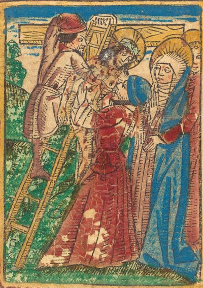 Zejście z krzyża, ok. godz. 1490. autorstwa Unbekannt