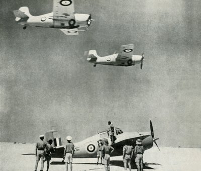 Desert Squadron - samoloty Fleet Air Arm podczas II wojny światowej, c1943. autorstwa Unbekannt