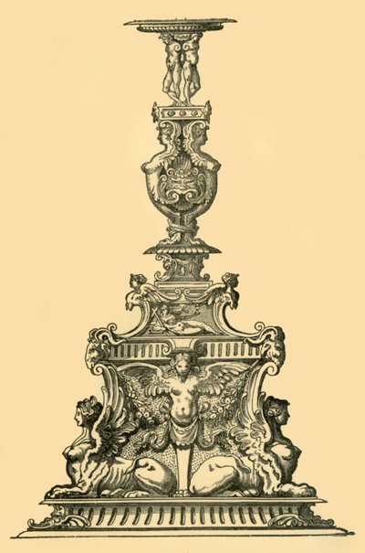 Projekt świecznika, XVI w., 1881 r. autorstwa Unbekannt