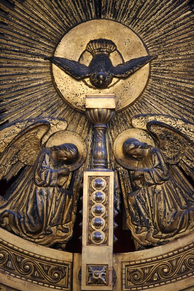 Szczegół bułgarskiego ikonostasu kościoła św. Stefana Istanbul Turquie autorstwa Unbekannt