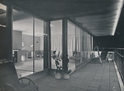 Szczegóły dotyczące wielopiętrowego domu Richarda J. Neutrasa, 1942 r autorstwa Unbekannt