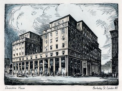 Devonshire House, Berkeley Street, Londyn, c1910-1929 autorstwa Unbekannt