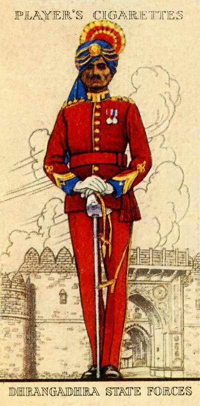 Siły państwowe Dhrangadhra, 1936. autorstwa Unbekannt