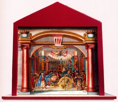 Diorama: Masońskie Niemcy Świątynia Skarbów Masońskich, 1750 autorstwa Unbekannt