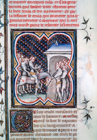 Dyskurs delfina Karola, 1358, 1375-1379 autorstwa Unbekannt