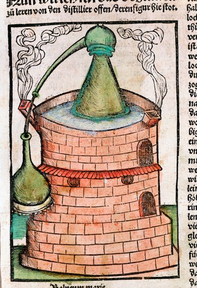 Destylacja, 1500 autorstwa Unbekannt