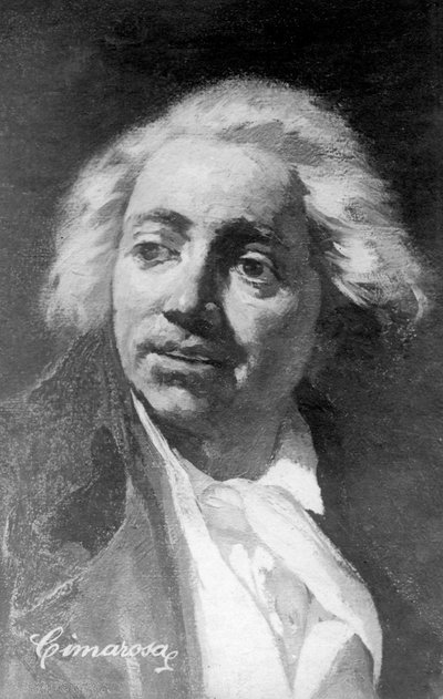 Domenico Cimarosa 1749-1801, włoski kompozytor, XX wiek autorstwa Unbekannt