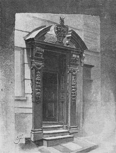 Drzwi, Sala Malarzy, 1890 autorstwa Unbekannt