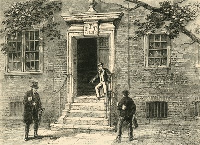 Wejście w Staples Inn, ok. 1872 r. autorstwa Unbekannt
