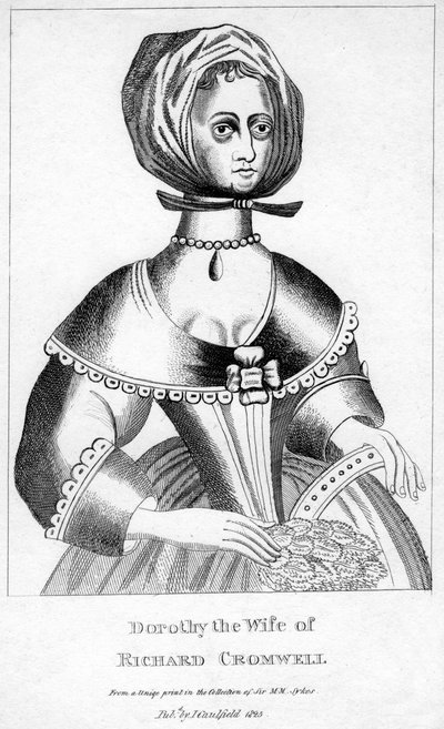 Dorota, żona Richarda Cromwella, XVII w., 1825 r. autorstwa Unbekannt