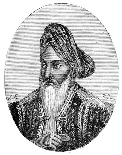 Dost Muhammad Khan, władca Afganistanu, XIX w. autorstwa Unbekannt