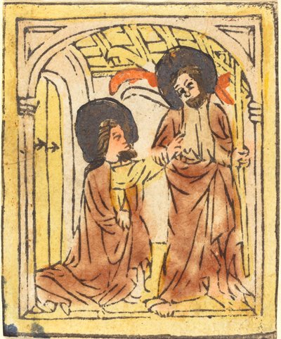 Wątpiący Tomasz, c. 1460. autorstwa Unbekannt