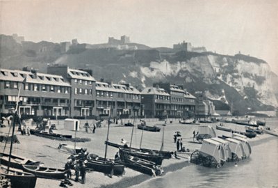 Dover – parada, ukazująca zamek w Dover, 1895 autorstwa Unbekannt