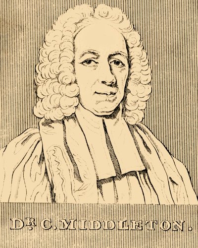 Dr C. Middleton, 1683-1750, 1830. autorstwa Unbekannt