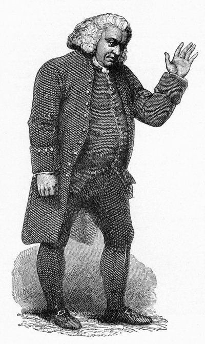 Dr Johnson, angielski literat, ok. 1780 autorstwa Unbekannt
