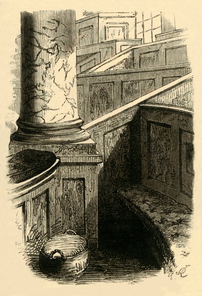 Dr Johnsons Pew w St. Clements, 1881. autorstwa Unbekannt