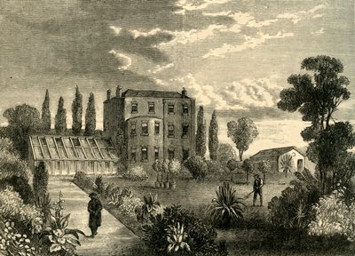 Dom doktora Lettsomsa, Grove Hill, ok. 1878 r. autorstwa Unbekannt