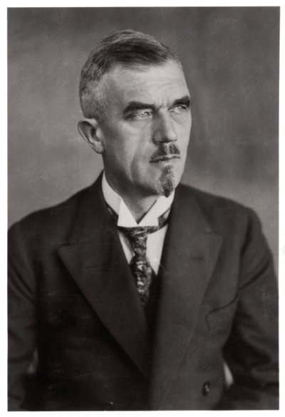Dr Ludwig Duerr, niemiecki konstruktor sterowców, koniec XIX lub początek XX wieku 1933 autorstwa Unbekannt