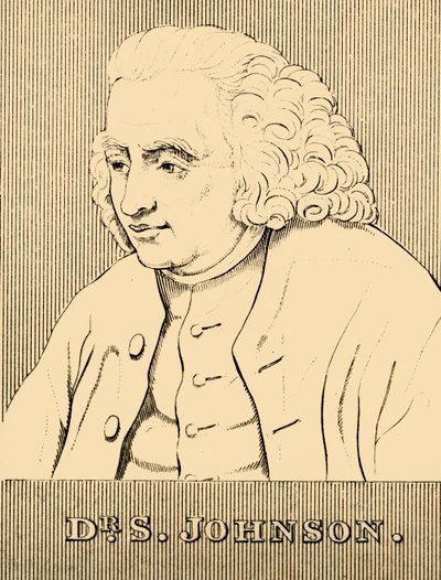 Dr S. Johnson, 1709-1784, 1830. autorstwa Unbekannt