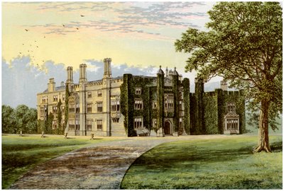 Drakelowe Hall, Derbyshire, dom Baroneta Gresleya, ok. 1880 r. autorstwa Unbekannt