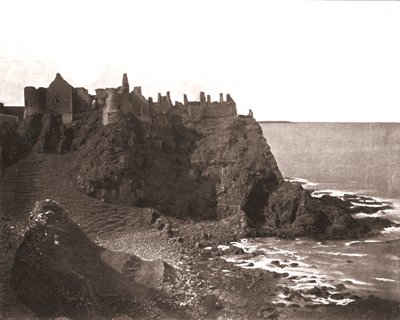 Zamek Dunluce, hrabstwo Antrim, Irlandia Północna, 1894. autorstwa Unbekannt