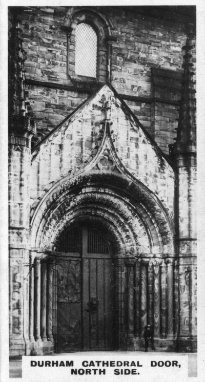 Drzwi katedry w Durham, strona północna, ok. 1920 r. autorstwa Unbekannt