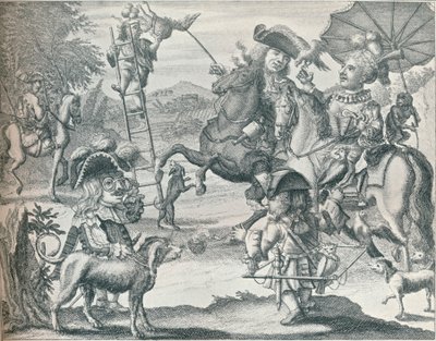 Holenderski skecz o sokolnictwie, c1716, 1916 autorstwa Unbekannt