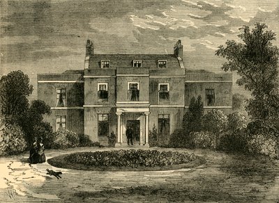 Earls Court House Dawniej John Hunters House, ok. 1876 r. autorstwa Unbekannt