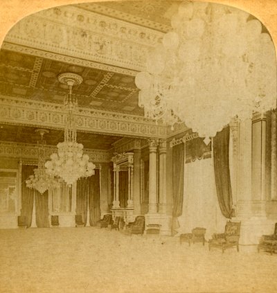 Pokój Wschodni w rezydencji prezydenta, Waszyngton, DC, USA, 1900. autorstwa Unbekannt