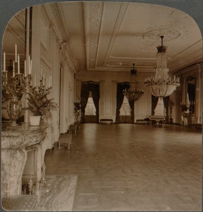Sala wschodnia, w której odbywają się przyjęcia, Biały Dom, Waszyngton, ok. 1900 autorstwa Unbekannt
