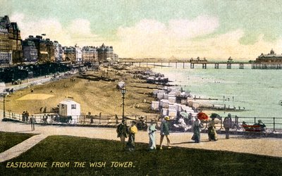 Eastbourne z Wish Tower, Sussex, początek XX wieku autorstwa Unbekannt